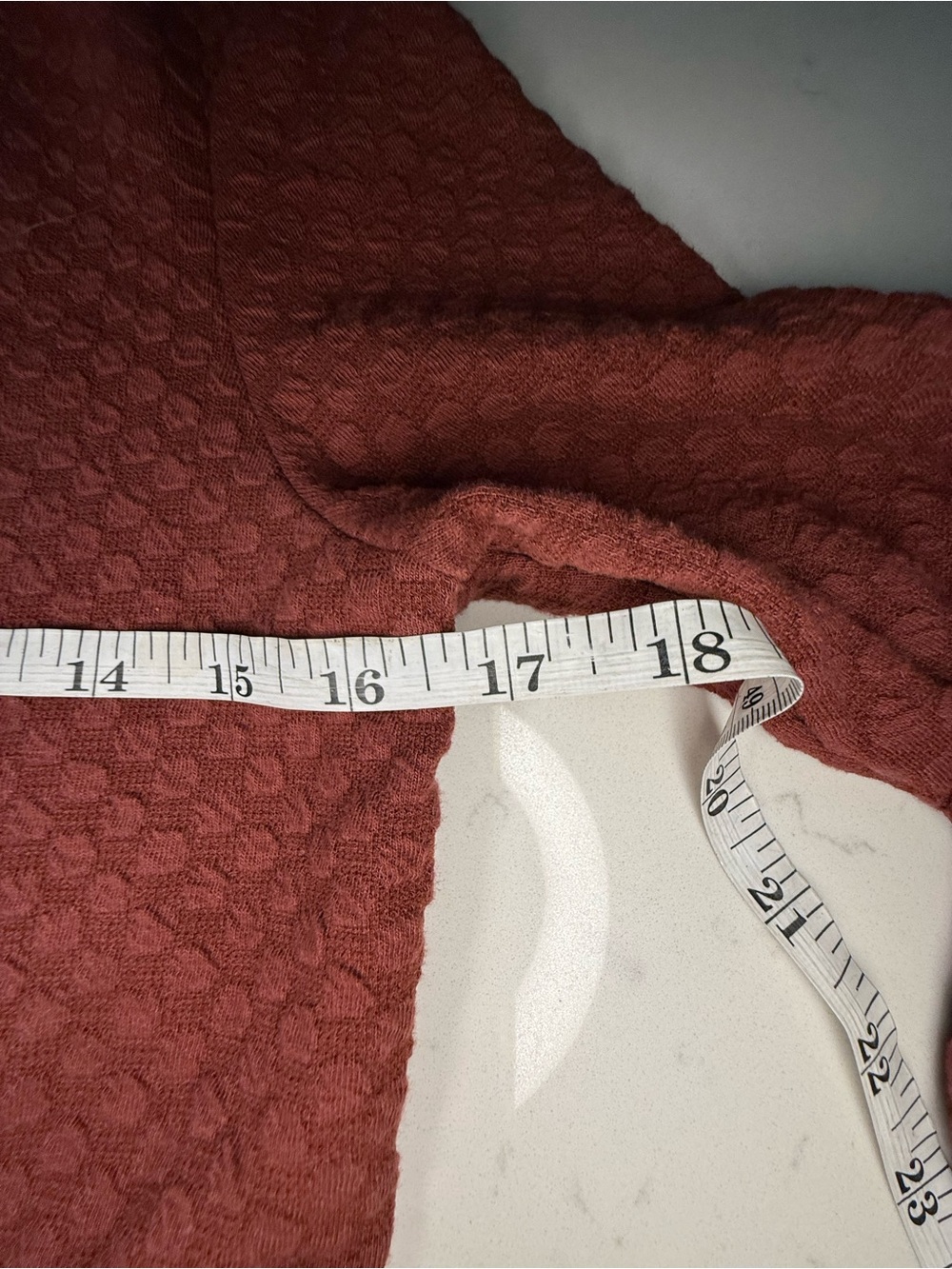 Elle Textured Ruffle-Neck Long Sleeve Top - Picture 8 of 9